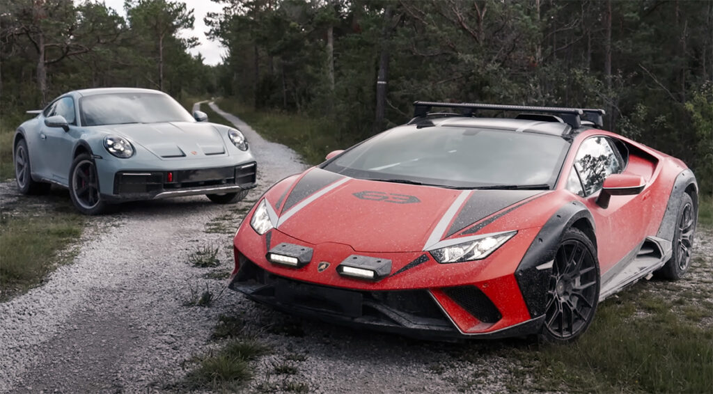 Lamborghini Huracán Sterrato vs. Porsche 911 Dakar